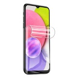 Folie de protectie compatibila cu samsung galaxy a03s, flexible, silicon, protectie completa,instalare usoara, full glue,hydrogel htpmag&Acirc;&reg;, transparen