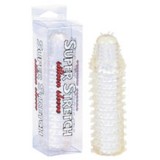 Extensie/Manson Penis Super Stretch, Transparent, 15 cm, Seven Creations