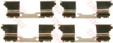 Set accesorii, placute frana IVECO DAILY III caroserie inchisa/combi (1997 - 2007) TRW PFK605