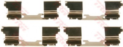 Set accesorii, placute frana IVECO DAILY III platou / sasiu (1999 - 2006) TRW PFK605 foto
