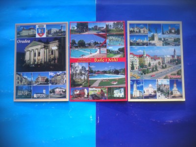 HOPCT LOT 2713 ORADEA-JUD BIHOR-3 CARTI POSTALE-NECIRCULATE foto