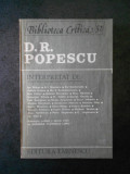 Biblioteca critica - D. R. Popescu