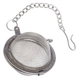 Infuzor Ceai, Bohy, Metalic, Lănțișor, 4cm