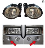 Cumpara ieftin Set proiectoare LED halogen pentru faza lunga suplimentara stanga + dreapta pentru Scania seria P G R T, numere OEM 1446355, 2080688, 1446353, 1931614