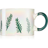 Paddywax Cypress &amp; Fir Ceramic Mug White lum&acirc;nare parfumată 226 g