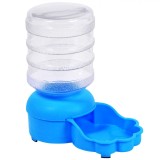 Dispozitiv Alimentare Apă Animale, Model Universal, Culoare Albastru, Capacitate 2L, Material Plastic, Oem