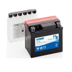 Baterie moto 12V 4AH (YTX5L-BS) AGM fara mentenanta (sigilata) Exide