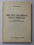 LIMBA RUSA CONTEMPORANA - SINTAXA PROPOZITIEI de ANATOL PEDESTRASU , 1994