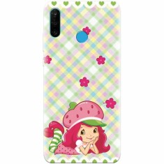 Husa silicon pentru Huawei P30 Lite, Strawberry Girl