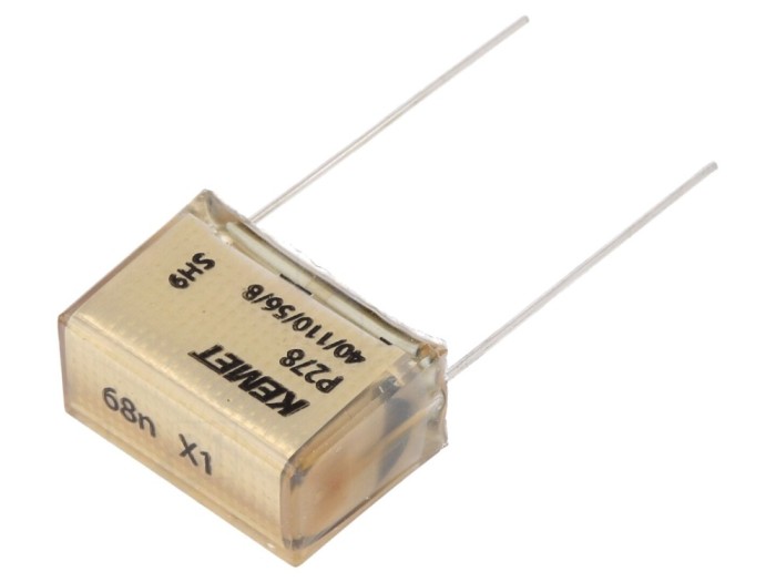 Condensator 68nF 480VAC THT