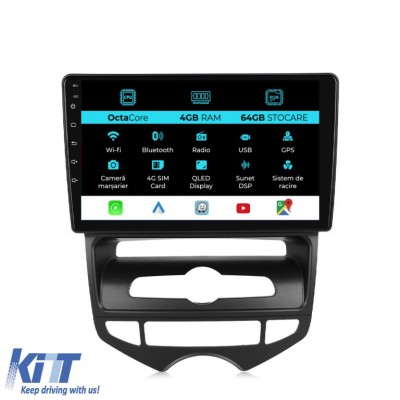 Navigatie Android Dedicata Hyundai IX20 (2010-2019), 9Inch, 4Gb Ram, 64Gb Stocare, Carplay Performance AutoTuning foto