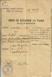 A4512N Ordin de răm&acirc;nere la vatră &icirc;n caz de mobilizare, Regimentul 10 Călărași, 1940, pentru soldat originar din Făgăraș