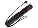 Prelungitor LANBERG 5 prize 10A cu protecție la supratensiune SP1-05E-0150-BK