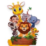 Figurină Decor Botez Tema Safari 40 cm