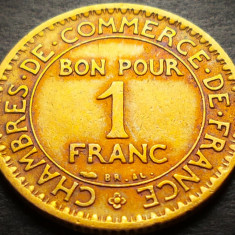 Moneda istorica (Bun pentru) 1 FRANC - FRANTA, anul 1923 * cod 4181