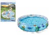Piscina gonflabila copii Bestway 152x30cm, Albastru, Vinil, Diametru 152 cm, Adancime 30 cm. Pentru baieti/fete. Varsta +2 ani