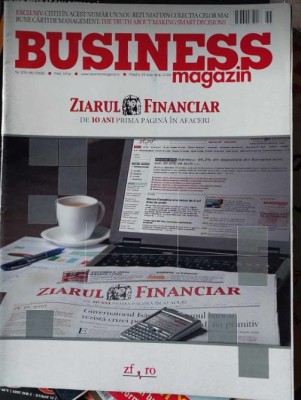 revista Business Magazin - noiembrie 2008 foto
