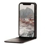 Cumpara ieftin Husa Telefon Vertical Book iPhone X iPhone XS Black BeHello