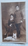 Fotografie ofițer rom&acirc;n &amp; doamnă &ndash; București 1930 &ndash; Foto N. Buzdugan