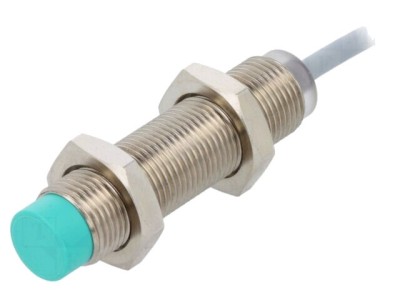 Senzor inductiv PEPPERL FUCHS M12 PNP NC 0-4mm 10-30V IP67 200mA cu cablu 2m foto
