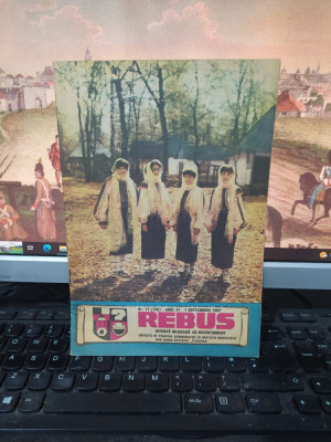 Rebus, revistă bilunară de divertisment, nr. 17 (725) anul 31, 1 sep. 1987 058 foto