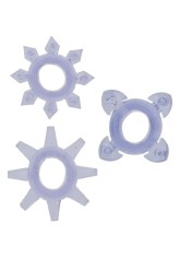 Tickle C-Rings - Tickle C-Rings - set de 3 inele pentru penis foto