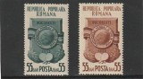 ROMANIA 1953 LP 341 CAMPIONATELE MONDIALE DE TENIS DE MASA SERIE MNH