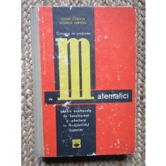 Culegere de probleme de MATEMATICI - Cezar Cosnita