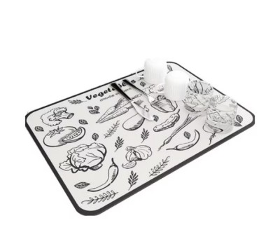 Covoras absorbant pentru bucatarie, anti alunecare, uscare rapida, 30x40 cm foto