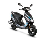 Scuter Barton Galactic 50cc, culoare negru/albastru Cod Produs: MX_NEW MXGALACTIC50NA