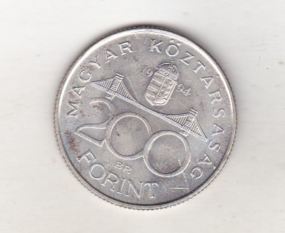 bnk mnd Ungaria 200 forint 1994 - argint foto