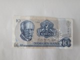 Norvegia 10 Kroner 1984 Noua