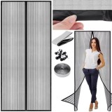 Plasa Tantari Autoadeziva Repest 210x100cm Negru Balcon Terasa Insecte