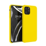 Husa pentru Apple iPhone 11 Pro, Silicon, Galben, 49726.163