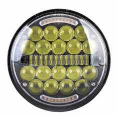 Proiector LED 90W 12-24V cu 2 faze si lumina de zi DRL alba