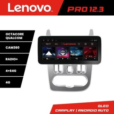 Navigatie Dacia Duster 2010-2012 K-099 Lenovo PRO 4+64 12.3 inch qled android 4G DSP gps internet CarStore Technology foto