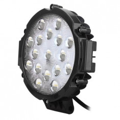 Proiector LED auto off road 51W 12V/24V negru foto