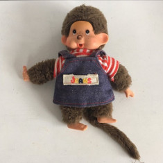 * Monchhichi vechi, maimutica maimuta jucarie plus 20 cm, Sao Paulo, anii 70