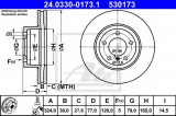 Disc frana BMW Seria 5 Touring (E61) (2004 - 2010) ATE 24.0330-0173.1