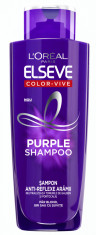 Sampon pentru parul blond gri Elseve Purple Shampoo 200 ml foto