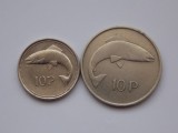 LOT 2 MONEDE 10 PENCE IRLANDA (1969,1993)