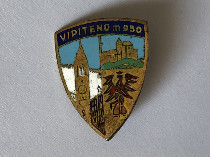 Insigna cu localitatea nordica Vipiteno, Italia