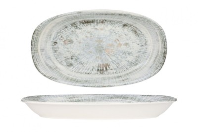 Bonna Placa de service - Odette - Por&amp;Aring;&amp;pound;elan - 34x19 cm - set de 2 foto