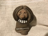 arta / design - Figurina trol din ceramica realizat manual model deosebit !
