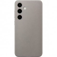 Husa telefon Samsung pentru Galaxy S24 Plus, Vegan Leather Case, Maro