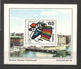 Polonia.1986 Expozitia filatelica STOCKHOLMIA-Bl. MP.195, Nestampilat