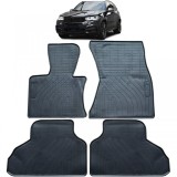 Set Premium de Covorase din Cauciuc Negru pentru BMW X5 F15 13-18 Performance AutoTuning