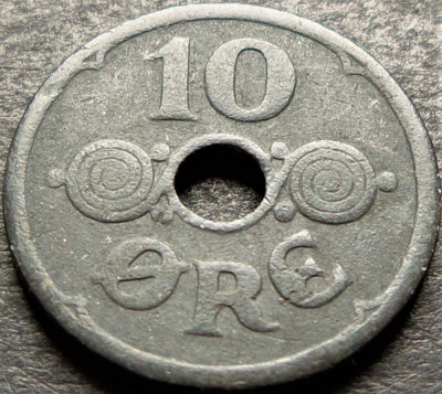 Moneda istorica 10 ORE - DANEMARCA, anul 1942 * cod 1128 = OCUPATIE NAZISTA foto