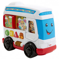 Jucarie Fisher Price By Mattel Laugh And Learn Autobuzul Cu Sunete In Limba Romana foto