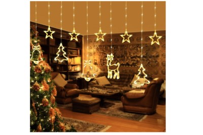 Perdea de lumini pentru interior Nekano cu 142 LED-uri 2.7 m - RESIGILAT foto